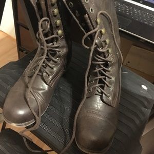 Lace up boots